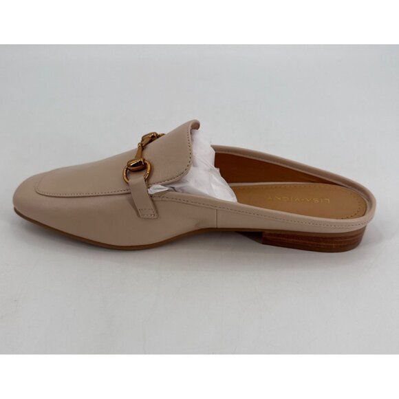 Lisa Vicky Slip OnMule  Loafers Nude Leather Square Toe Size 9 Womens - Picture 8 of 11